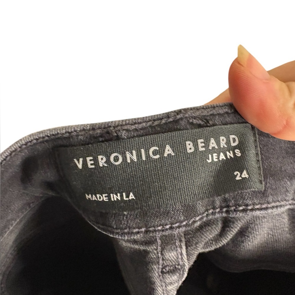 Veronica Beard Ryleigh Slim straight High Rise jeans size 24 - Picture 3 of 4